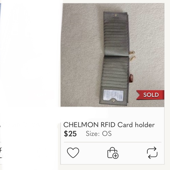 Chelmon Leather RFDI BLOCKING genuine leather wallet/card holder dust jacket NIB - Picture 11 of 13